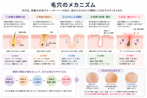 毛穴のメカニズム